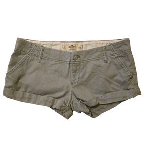 Y2K Hollister Shorts 3/26 Gray Preppy Micro Mini Twilight Core Vintage